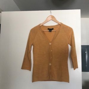 Shin Choi yellow cardigan mid-length sleeves